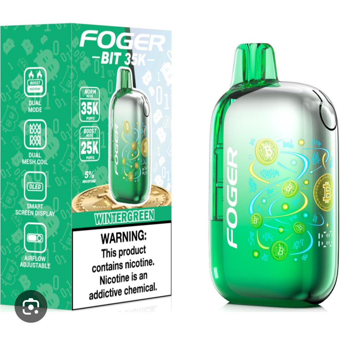 Foger Bit 35K - Wintergreen