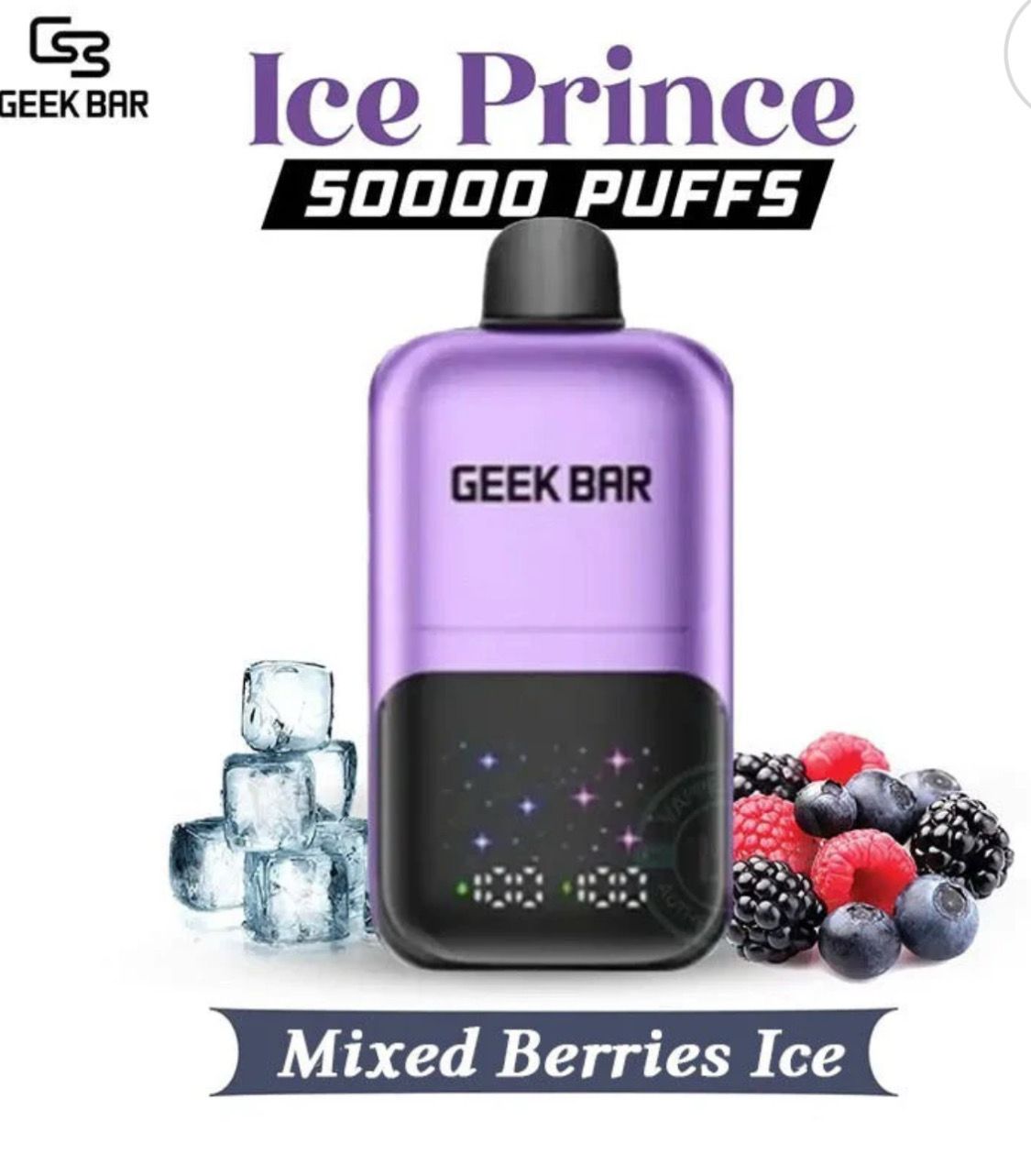 Geek Bar Ice Prince  Mixed Berries Ice