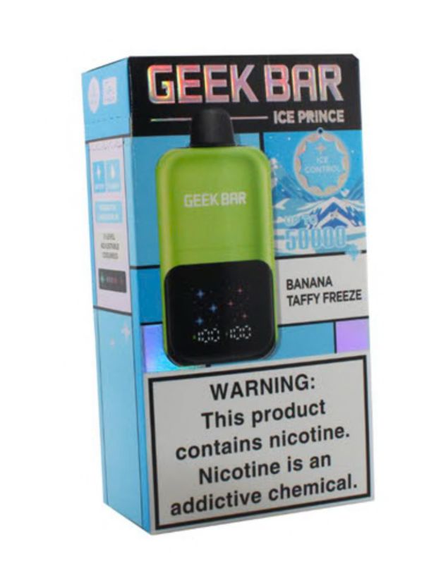 Geek Bar Ice Prince Banana Taffy Freeze