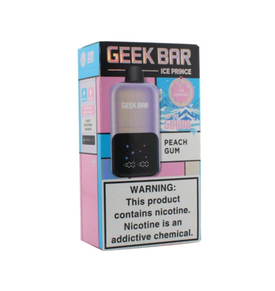 Geek Bar Ice Prince - Peach Gum