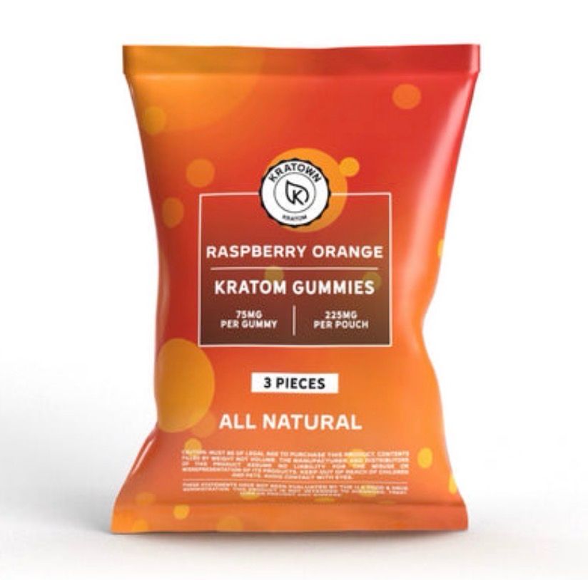 Kratown Kratom Raspberry Orange 75 Mg
