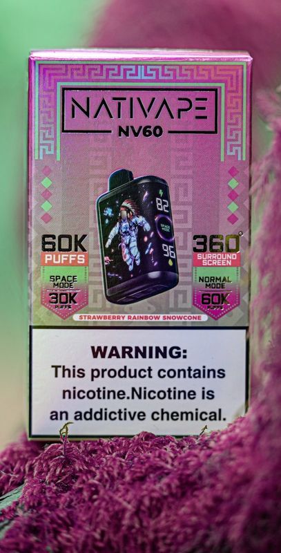 Nativape NV60 - Strawberry Rainbow Snow cone