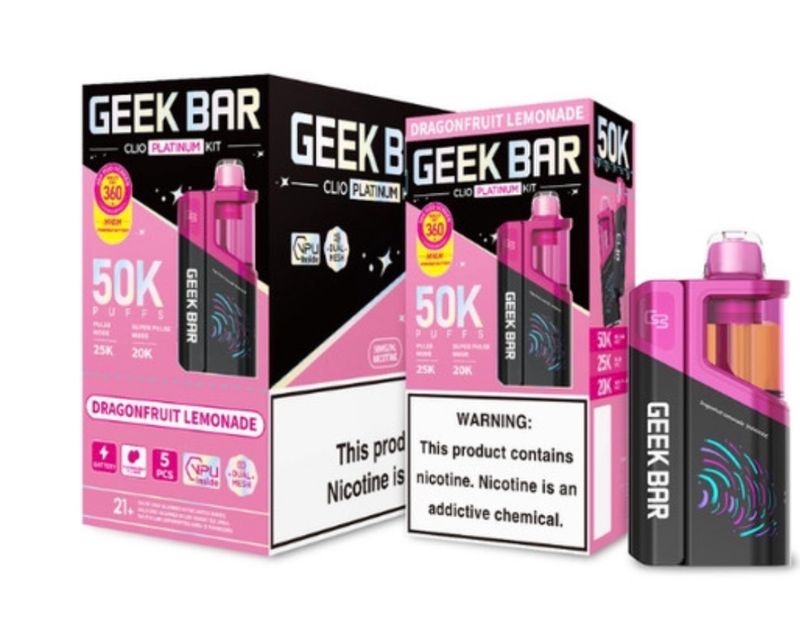 Geek Bar Clio Platinum Kit - Dragon Fruit Lemonade