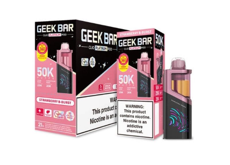 Geek Bar Clio Platinum 50k POD - Strawberry B Burst