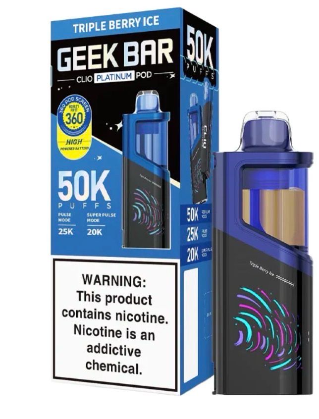 Geek Bar Clio Platinum Pod- Triple Berry Ice