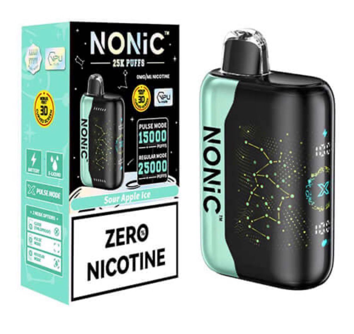 NONIC 25k Puffs- Sour Apple Ice