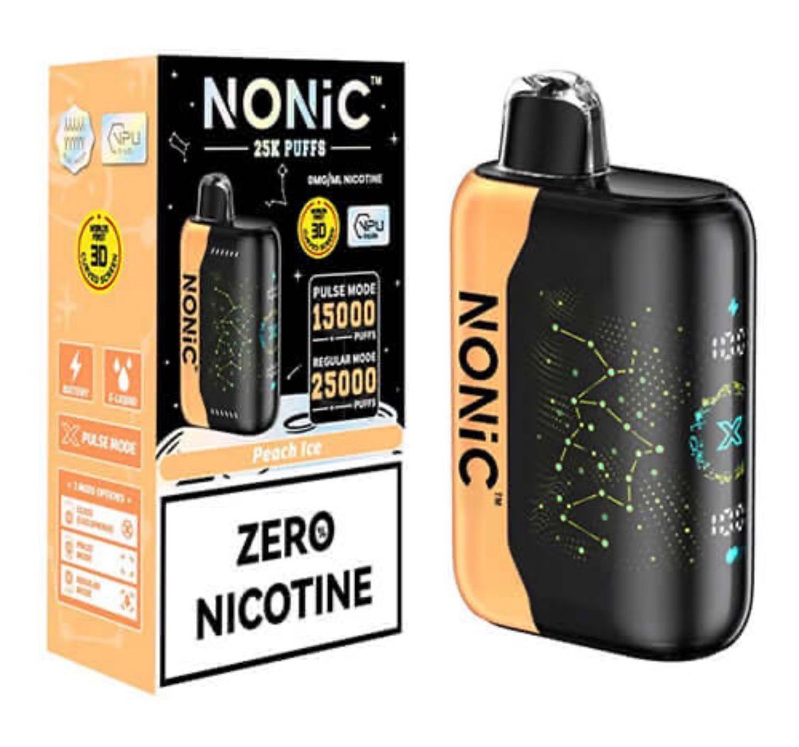 NONIC 25k Puffs - PEACH ICE