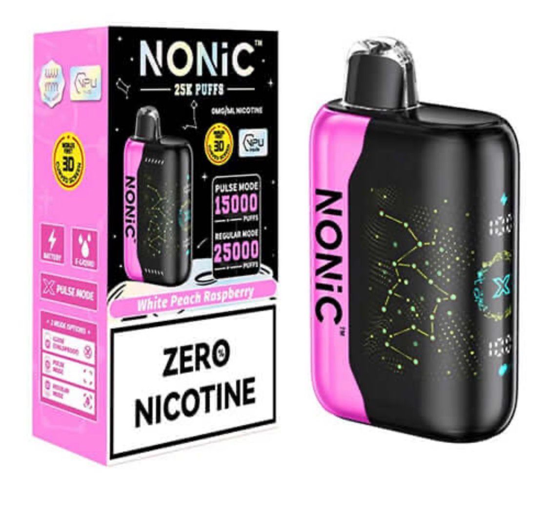 NONIC 25k Puffs - White Peach Raspberry