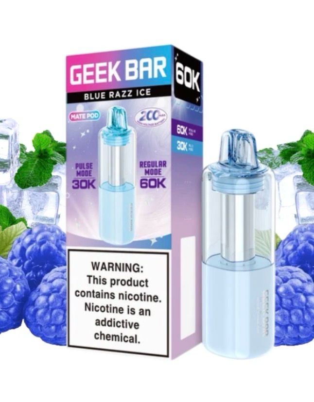 Geek Bar Mate Pod - Blue Razz Ice