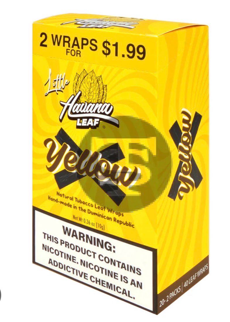 Little Havana Leaf - Yellow        20 / 2pks  @ $1.99