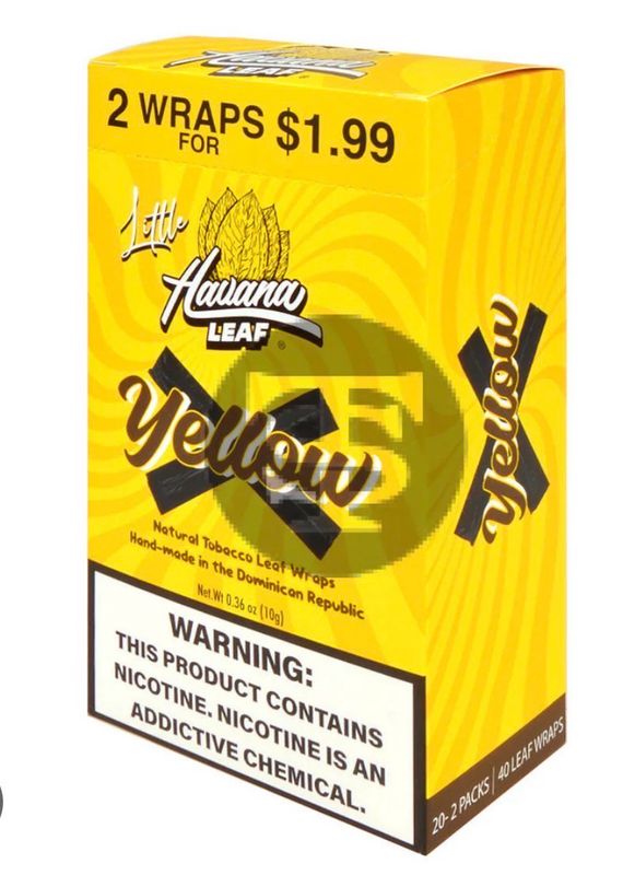 Little Havana Leaf - Yellow        20 / 2pks  @ $1.99