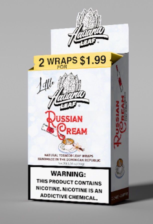 Little Havana Leaf - Russian Cream    20 / 2pks  @ $1.99