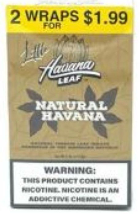 Little Havana Leaf - Natural Havana  20 / 2pks  @ $1.99