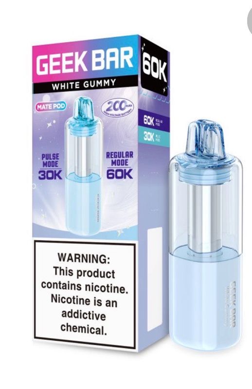 Geek Bar Mate Pod - White Gummy