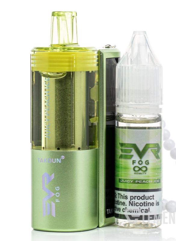 EVRFOG 100k Refillable Kit- Juicy Peach Ice
