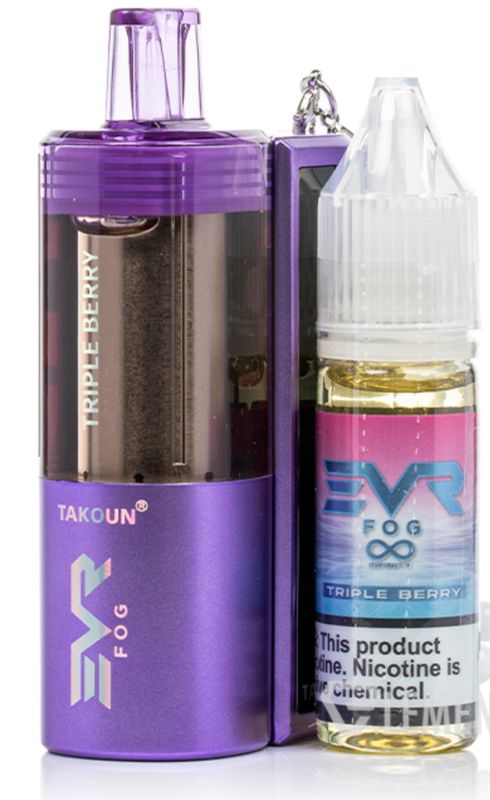 EVRFOG 100k Refillable Kit - Triple Berry