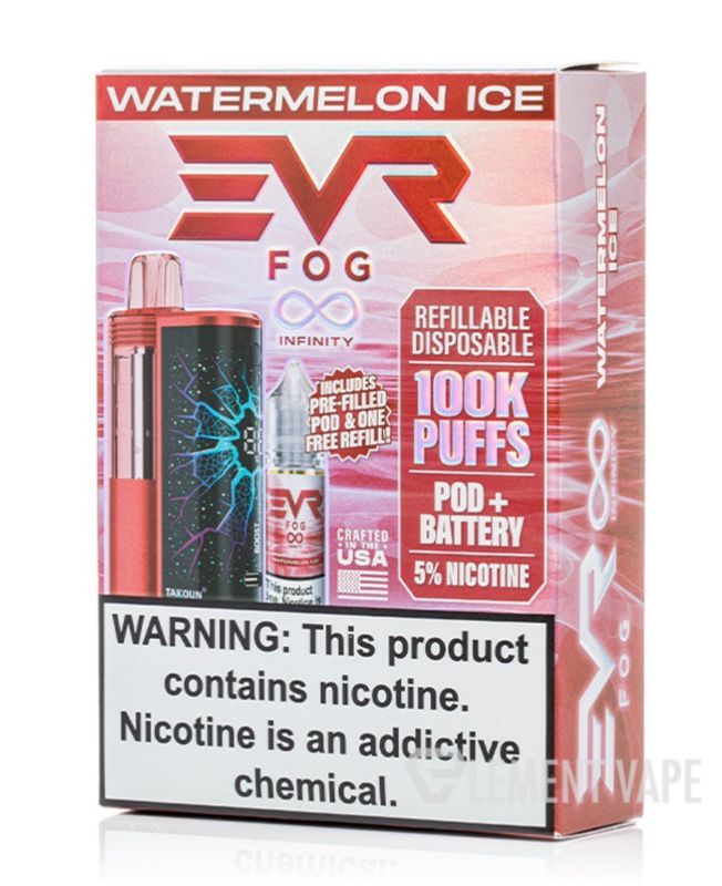EVRFOG 100k Refillable Kit - Watermelon Ice