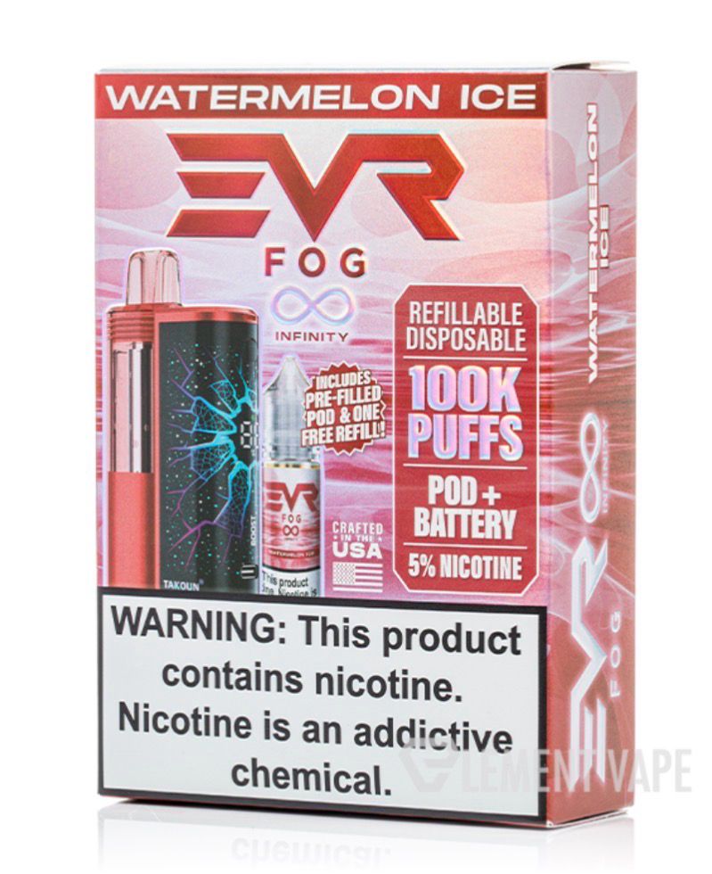 EVRFOG 100k Refillable Kit - Watermelon Ice