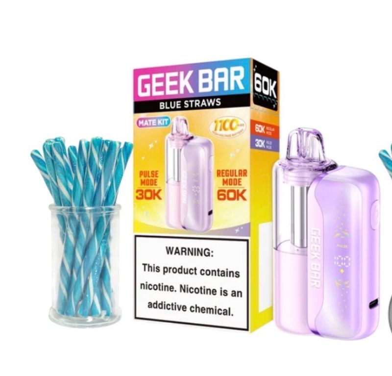 Geek Bar Mate 60k Puff KIT- Blue Straws