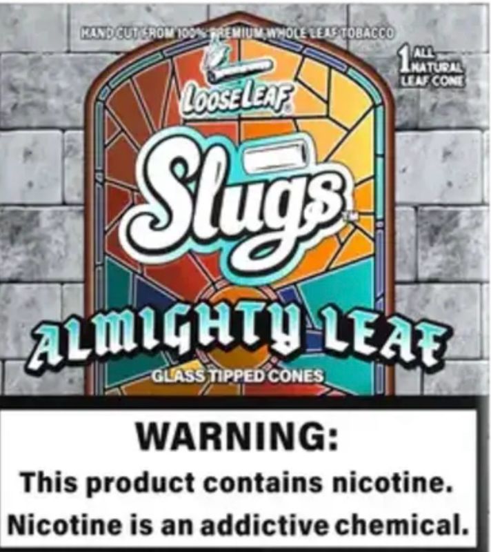 Loose Leaf Slugs Glass Tipped Cones - Cigar Almighty