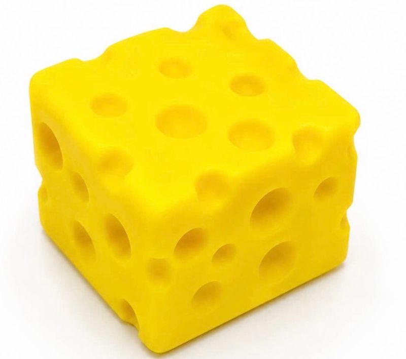 Squishy Toys - Individually Wrapped Cheese Squishy / 12 pk