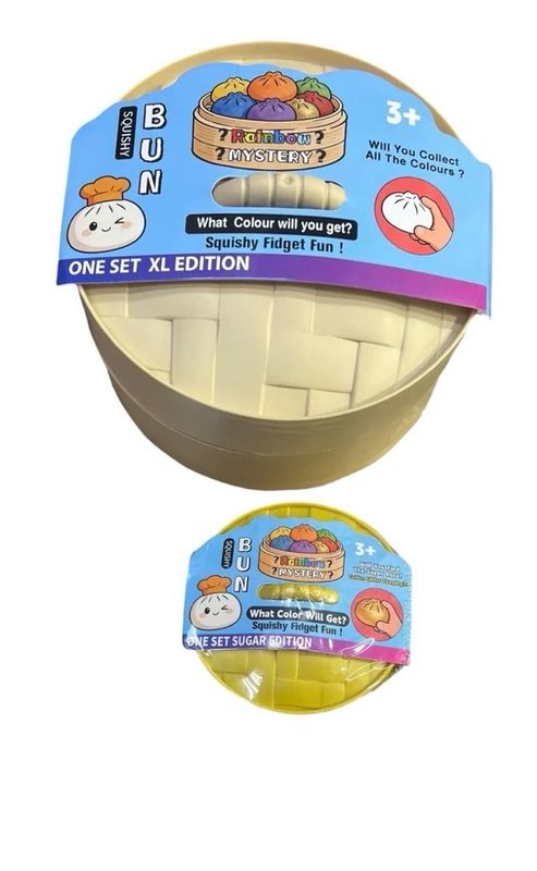 Squishy Toys - Steam Buns -  12 Pk Misc Colors
