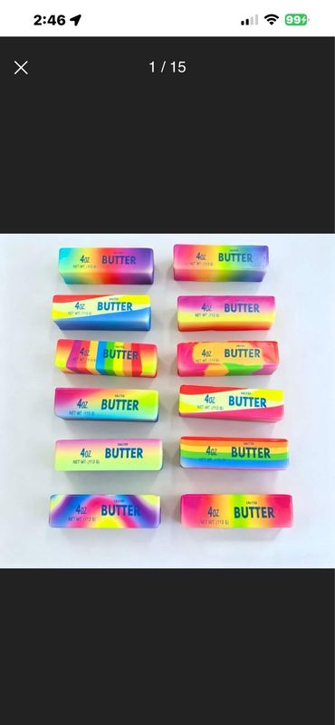 Squishy Butter 12 Pc - Rainbow