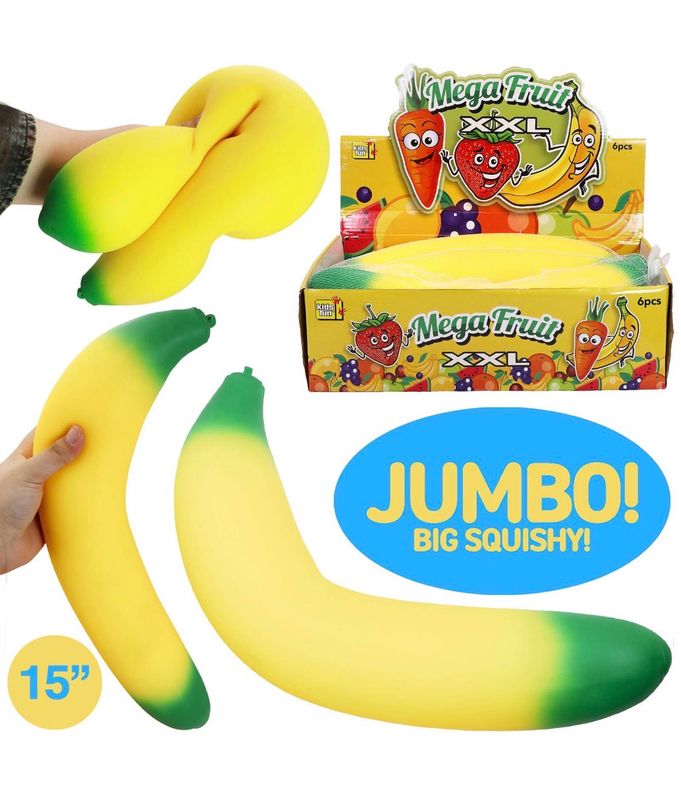 Squishy Toys - XXL Banana / Box Of 6