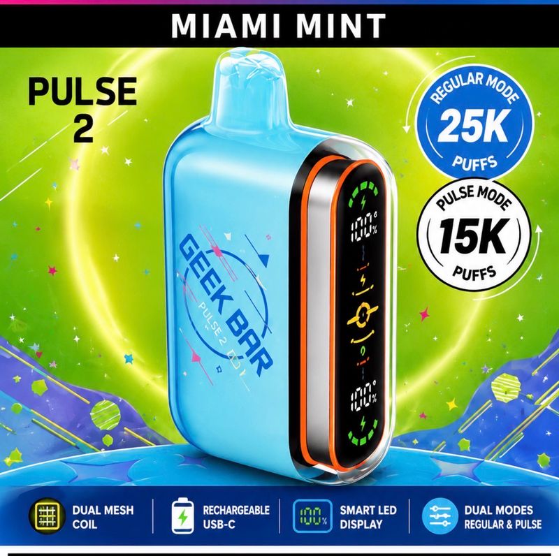 Geek Bar Pulse 2 - Miami Mint