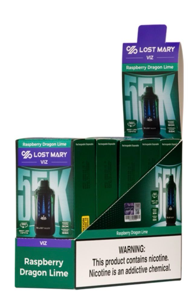 Lost Mary Viz - Raspberry Dragon Lime
