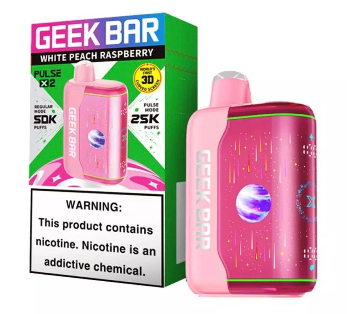 Geek Bar Pulse X2 - White Peach Raspberry