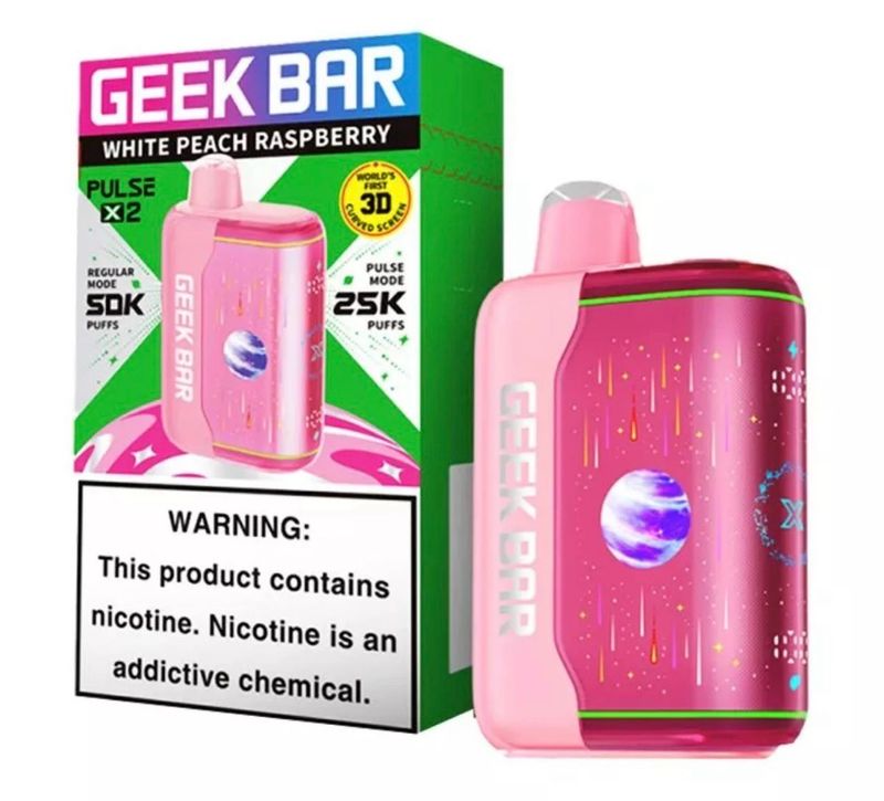 Geek Bar Pulse X2 - White Peach Raspberry
