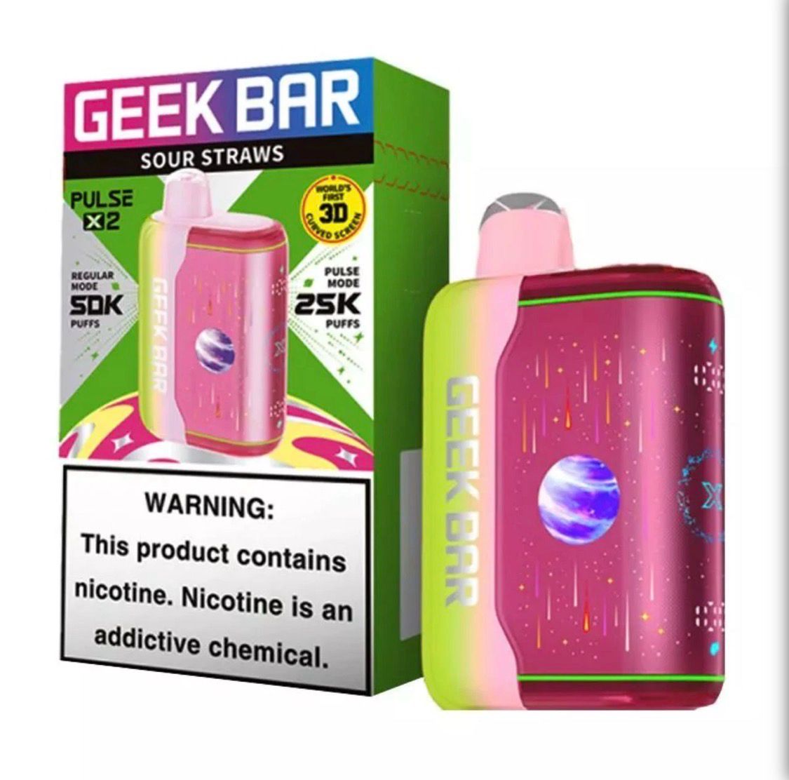 Geek Bar Pulse X2 - Sour Straws