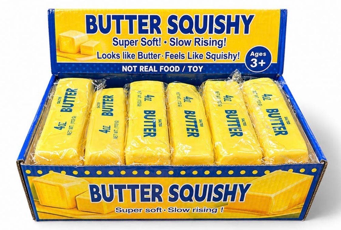 Squishy Butter - 12 Pk Box / Original Yellow