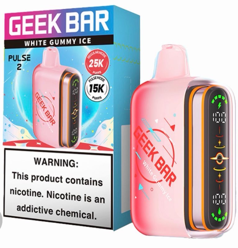 Geek Bar Pulse 2 - White Gummy Ice