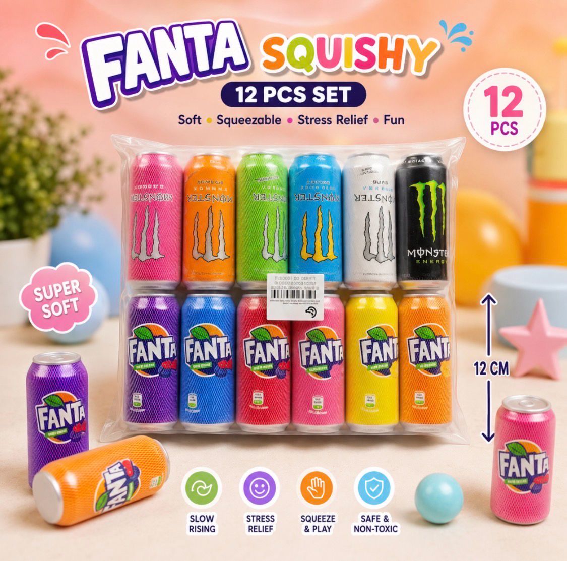 Squishy Toys - Toy Soda Squishy