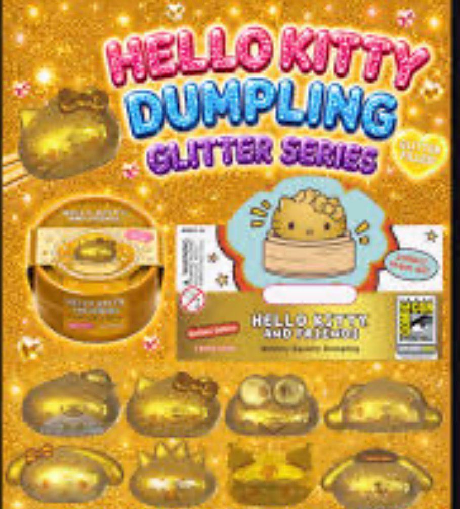 Hello Kitty Mystery Squishy Dumplings : Gold Edition ; 24 Dumplings Per Box