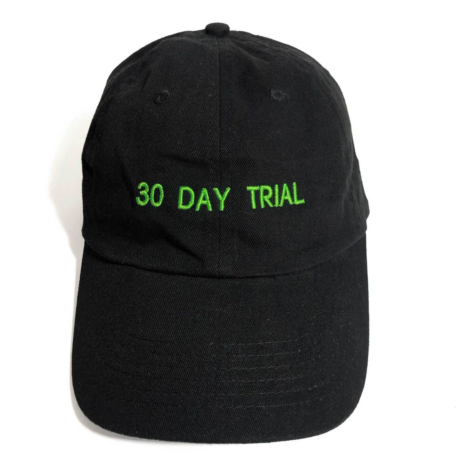 30 DAY TRIAL Cap BLACK