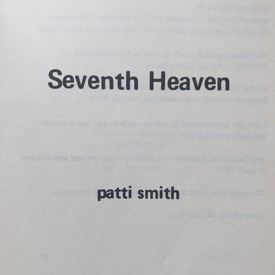 Patti Smith Seventh Heaven