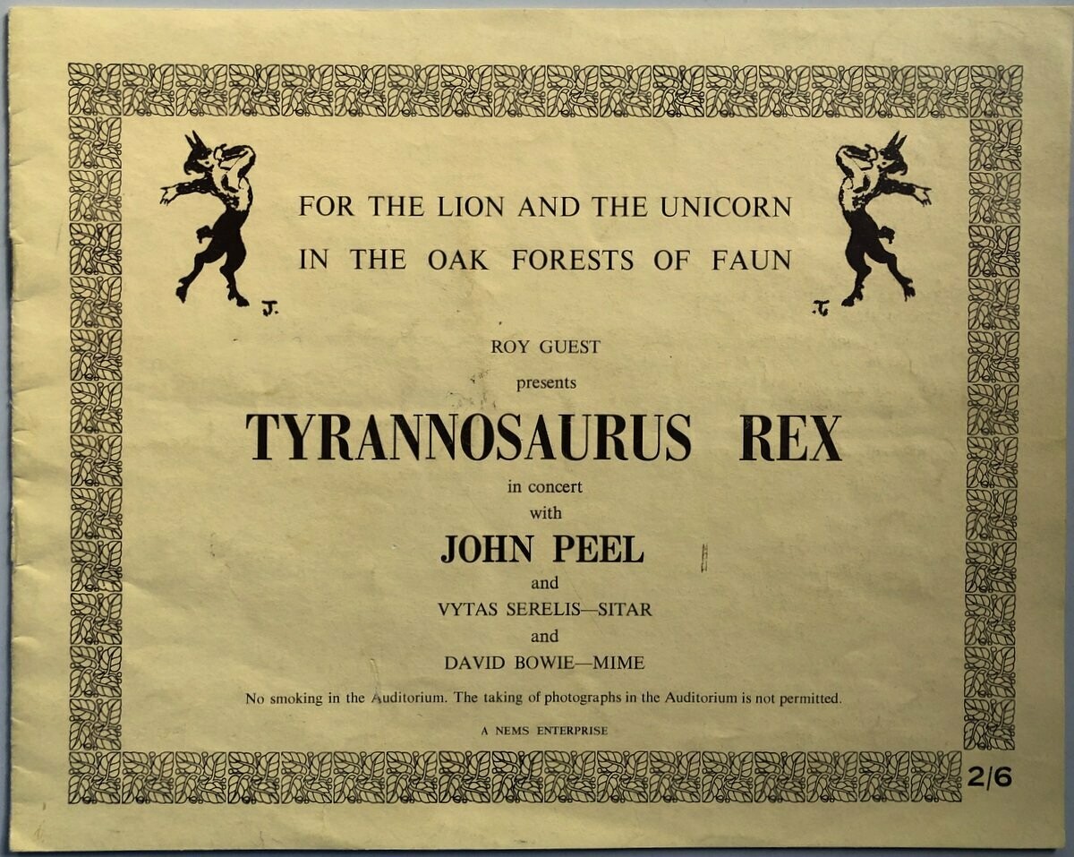 Tyrannosaurus Rex / David Bowie 1969