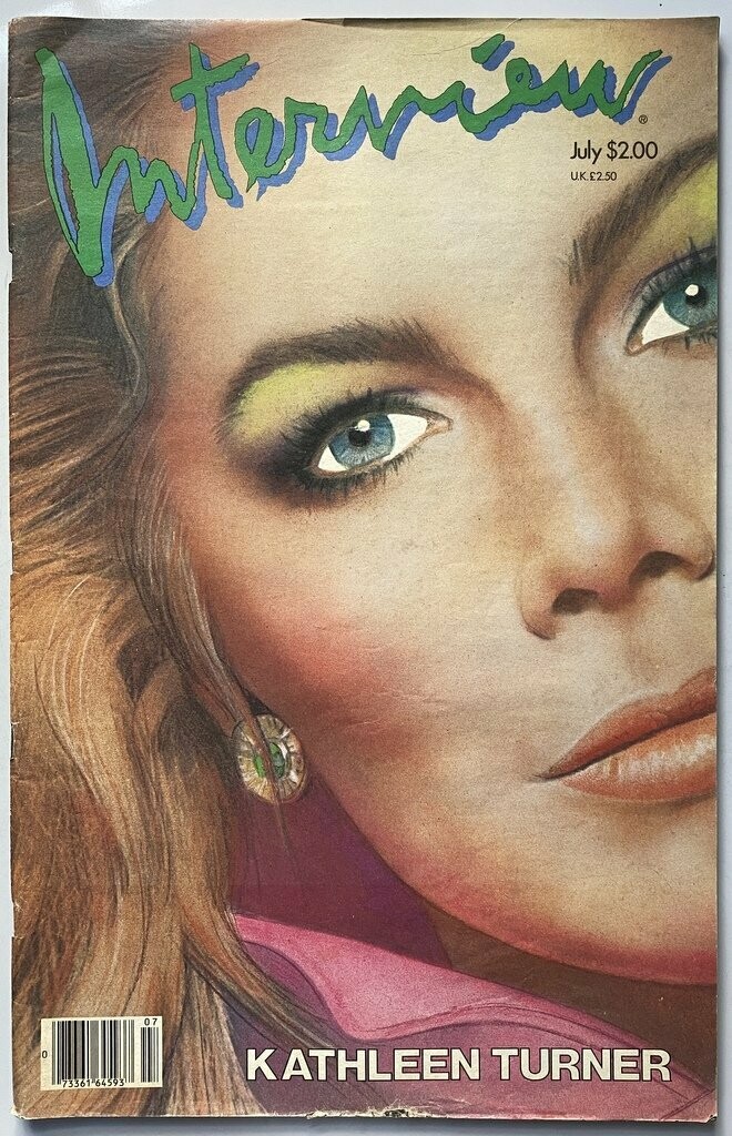 Interview Magazine 1985 Kathleen Turner