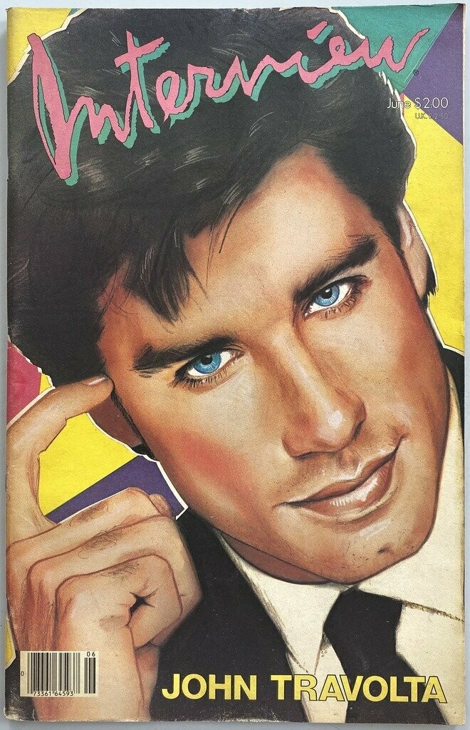 Interview Magazine 1986 John Travolta