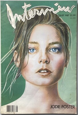 Interview Magazine 1987 Jodie Foster
