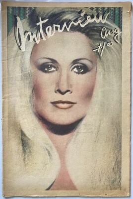 Interview Magazine 1978 Jane Holzer
