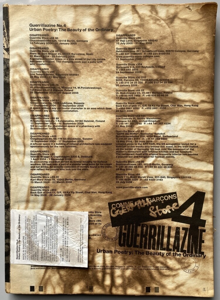 単品販売/受注生産 Werk Magazine No.11 : Guerrillazine No.2 - 通販