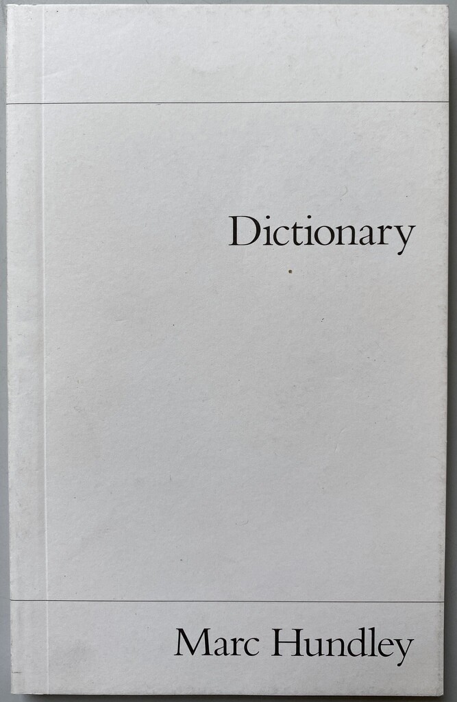 Marc Hundley Dictionary
