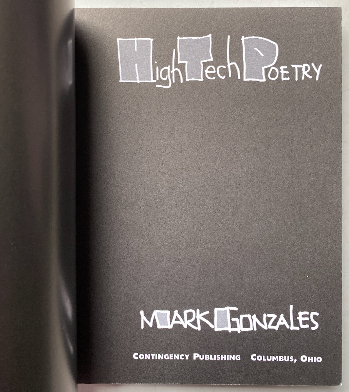 アート・デザイン・音楽 Mark Gonzales High Tech Poetry HIGH TECH POETRY – THESE DAYS