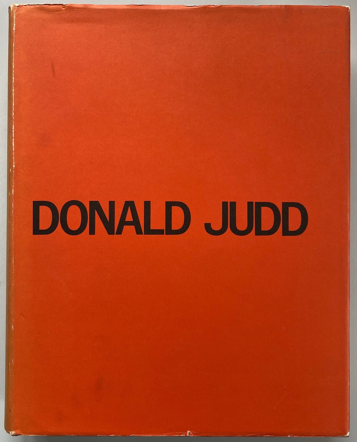 Donald Judd 1975 Catalogue Raisonne