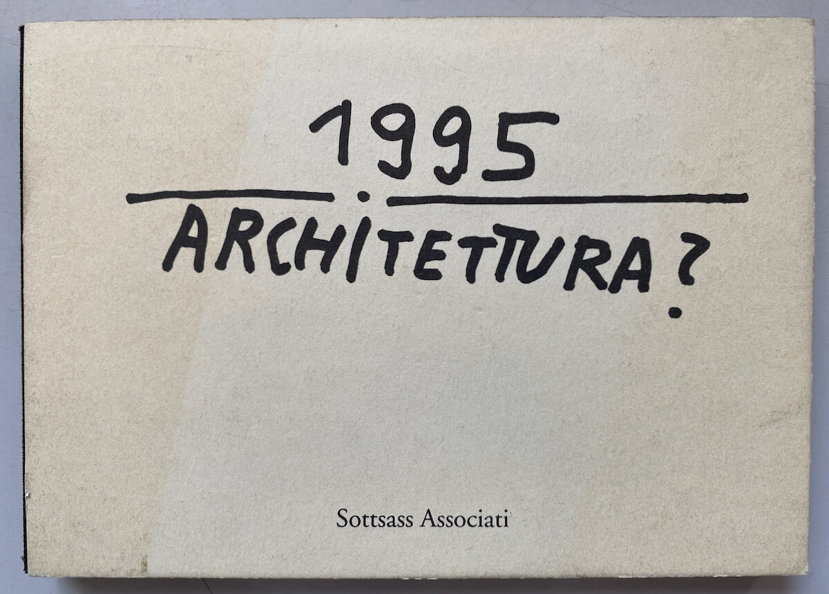 Sottsass Associates 1995 Architettura