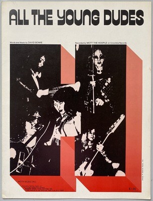 David Bowie All The Young Dudes Song Sheet